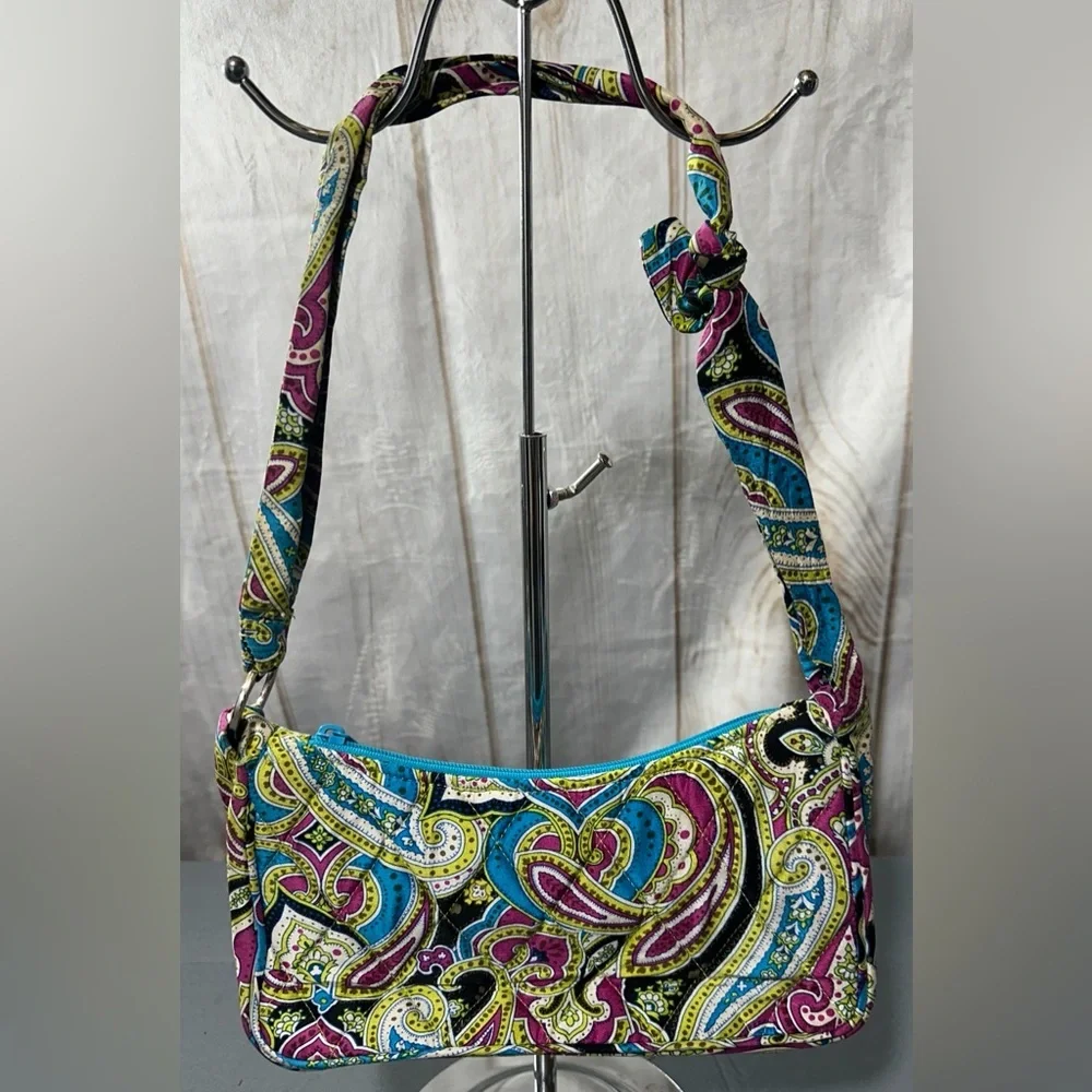 Vera Bradley Daphne Silk Baguette Shoulder Bag
